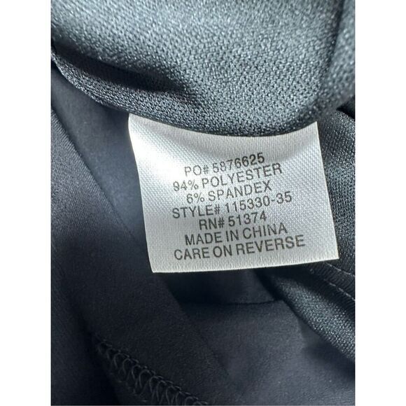 Cintas JERSEY WRAP DRESS Black Size 1X Lined Vneck - Picture 15 of 16